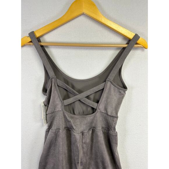 Aeropostale Gray Seamless Workout Bodysuit Medium Active Gym Athleisure - Picture 8 of 12